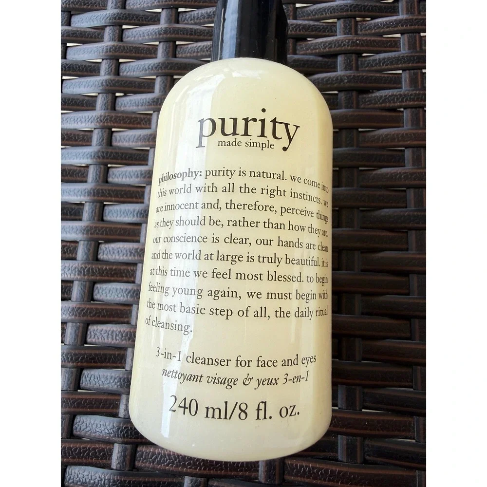 Philosophy Purity Made Simple 3-in-1 Face and Eye Cleanser 8 fl oz 240ml